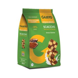 Giusto Senza Glutine Scacchi Equilibrio Biscotti Al Cacao 250g