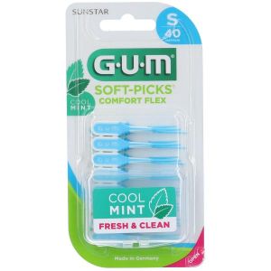 Gum Soft Pick Comfort Flex Cool Mint Small Scovolini 40 Pezzi