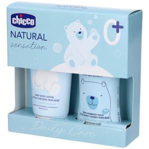 Chicco Natural Sensation Set Detergente Corpo&capelli 200ml + Crema Corpo 150ml