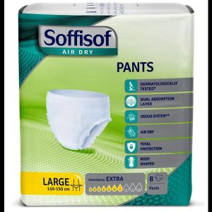 Pannolone per Incontinenza Soffisof Air Dry Pants Extra Large 8 Pezzi