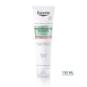 Eucerin Dermopurifyer Oil Control Gel Detergente Tripla Azione 150ml