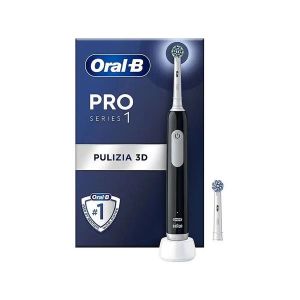 Oral-b Pro Series 1 Spazzolino Elettrico Nero + 1 Testina di Ricambio
