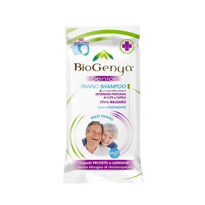 Biogenya Senior Panno Shampoo Detersione Cute e Capelli 4 Pezzi