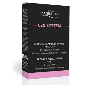 Cosmetici magistrali c20 system maschera antiossidante peel-off 5 bustine