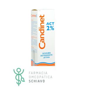 Candinet act 2% schiuma detergente attiva igiene zona ano-genitale 150 ml