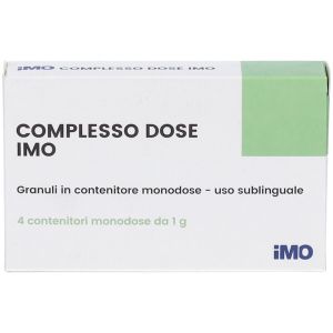 I.m.o. Ist. Med. Omeopatica Complesso Dose In Globuli 4 Tubi
