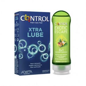 Gel Lubrificante + 6 Preservativi Control Extra Lube