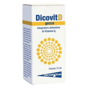 Dicofarm Dicovit D Integratore Vitamina D3 Bambino Gocce 7,5ml