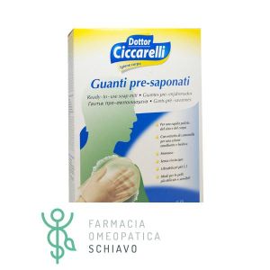 Dr. Ciccarelli Guanto Presaponato Senza Risciacquo Monouso 10 Pezzi