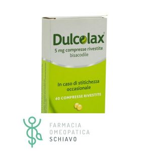 Dulcolax 5 mg Bisacodile Stitichezza 40 Compresse rivestite