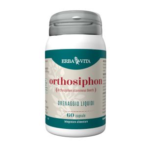 Erba Vita Ortosiphon Draining Supplement 60 Capsules 400 mg