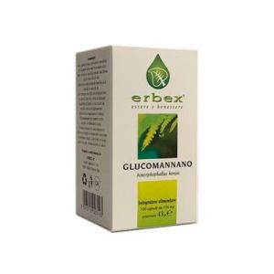 Erbex glucomannano integratore alimentare 100 capsule 430mg