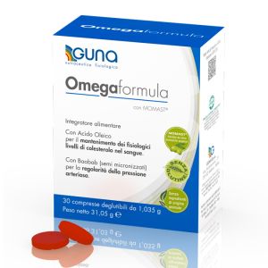 Guna Omega Formula Integratore per il colesterolo 30 Compresse NEW formula