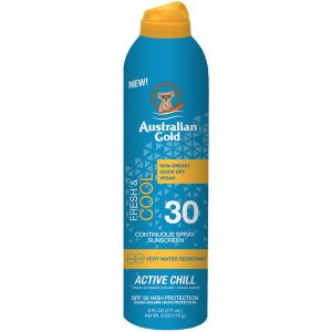 Australian Gold Fresh &amp; Cool Spray Continuo Active Chill SPF30