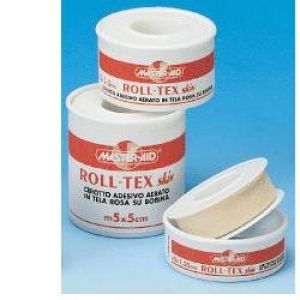 Roll Tex Skin Cerotto In Tela Rosa Pelle Ipoallergenico Cm 1,25x5m