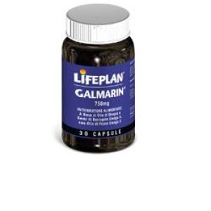 Lifeplan Galmarin 750mg Omega-3 Omega-6 Integratore Alimentare 30 Capsule