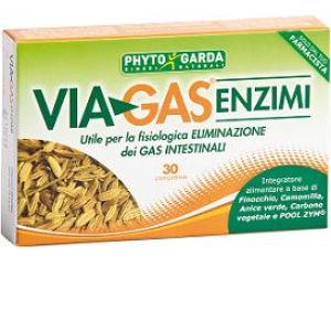 Phyto Garda Via Gas Enzimi Integratore Alimentare 30 Compresse