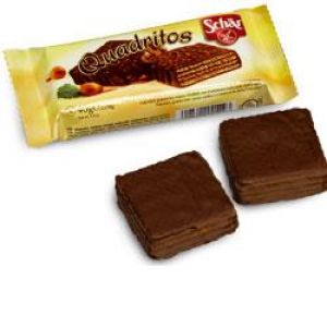 Schar Quadritos Wafer Senzaglutine Con Cacao E Cioccolato Fondente 40g