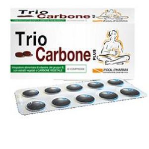 Trio Carbone Plus Integratore Contro Gas Intestinali 40 Compresse