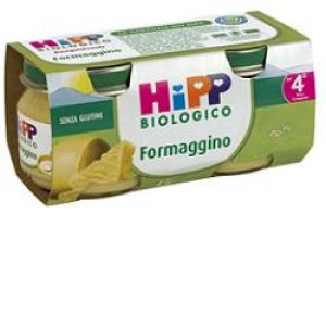 Hipp Bio Omogeneizzato Formaggino E Parmigiano 2x80g 4 Mesi +