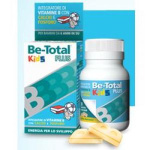 Be-Total Kids Plus Integratore Alimentare Vitamina B Calcio Fosforo  Vitamine Bambini 6+ 30 Tavolette
