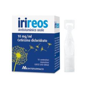 Irireos Antistaminico Orale Goccie 10 Contenitori Monodose 1ml 