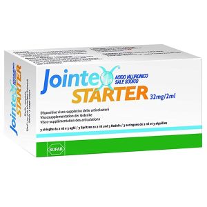 Jointex Starter - 3 siringhe preriempite a base di Acido Ialuronico 1,6% - 32 mg - 2 ml