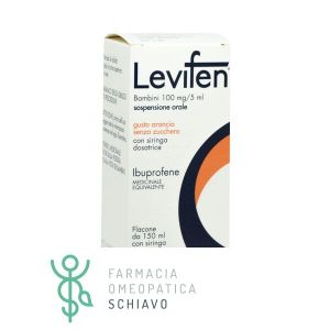 Levifen Orale Sosp 150ml 100mg/5ml Gusto Arancia Senza Zu