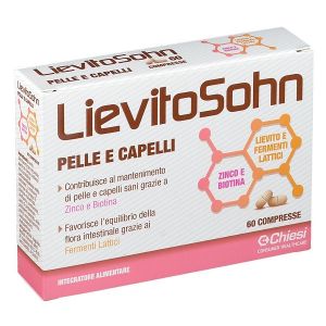 LievitoSohn Pelle e Capelli Integratore Con Fermenti Lattici 60 Compresse