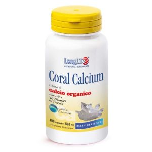 Longlife Coral Calcium Integratore Alimentare 100 Capsule