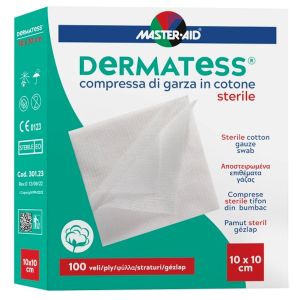 Master Aid Dermatess Garza Idrofila Sterile 10 X 10 Cm