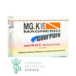 Mg.K Vis Magnesio Gold Puro Integratore Vitamine E Sali Minerali 20 Bustine