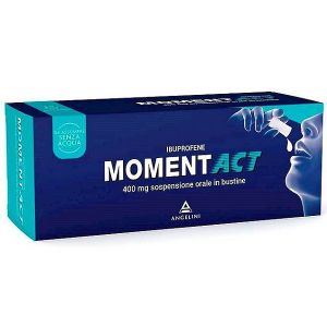 Momentact Liquido 400mg Ibuprofene Analgesico Sospensione Orale 8 Bustine