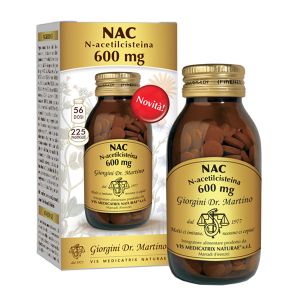 NAC N-acetilcisteina 600mg 225 past