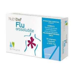 NutriDef Flu orosolubile 20 compresse
