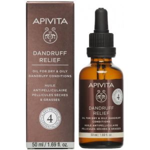 Apivita oil pre-shampoo dandruff relief 4 olio essenziale 50