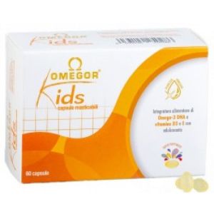 Omegor Kids Tutti Frutti Integratore Alimentare 60 Capsule Masticabili