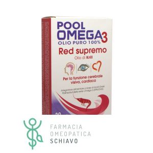 Pool Omega3 Red Supremo Integratore Olio di Krill 30 Capsule