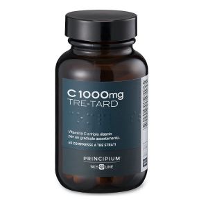 Principium C 1000 mg TRE-TARD Integratore Sistema Immunitario 60 Compresse
