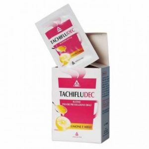 Angelini Tachifludec Adulti 10 Bustine Soluzione Orale Miele E Limone