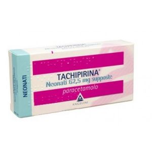 Angelini Tachipirina Neonati 62.5 Paracetamolo 10 Supposte