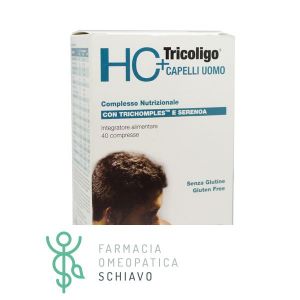 Specchiasol hc+ tricoligo capelli uomo con trichomples e serenoa 40 compresse