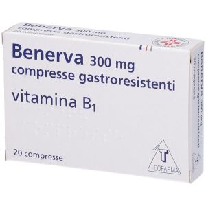 Benerva 300mg Vitamina B1 20 Compresse Gastroresistenti