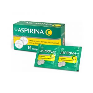 Bayer Aspirina C 400 Mg+240mg Acido Acetilsalicilico 10 Compresse Effervescenti