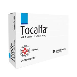 Tocalfa  20 Capsule Molli Vitamina A 50000 Ui + Vitamina e 50g