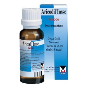 Aricodiltosse Gocce Soluzione Destrometorfano Tosse Flacone 25ml