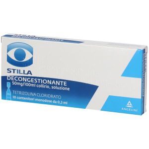 Stilla Decongestionante 0.05% Collirio 10 Flaconcini  0,3ml Globuli Contenitore MONOdose