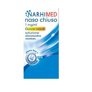 Narhimed Gocce Nasali Decongestionante Naso Chiuso Raffreddore Rinite Allergica Sinusite 10ml