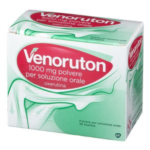 Venoruton 1000 mg oxerutina granulato per soluzione orale 30 bustine
