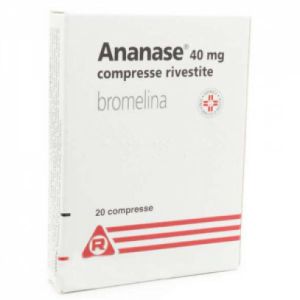 Ananase 40mg Bromelina Artrite 20 Compresse Rivestite